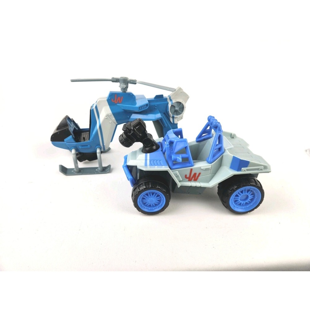 Playskool Heroes Jurassic World Dino Tracker‎ 4X4 Jeep Vehicle Hasbro Helicopter